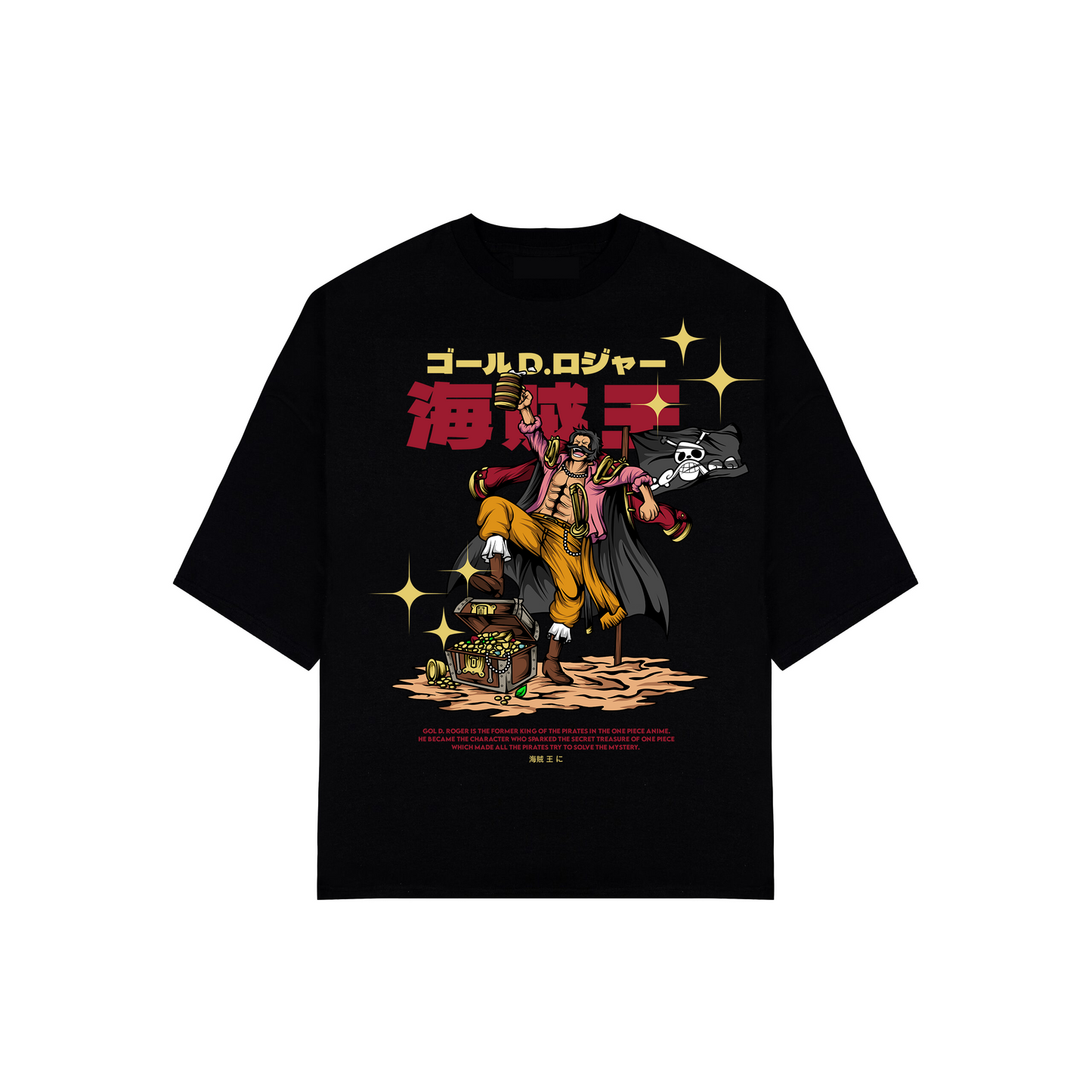 HUGGTALK - Black Unisex Oversized Tees #E7W2C