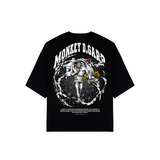HUGGTALK - Black Unisex Oversized Tees #Z3H7T
