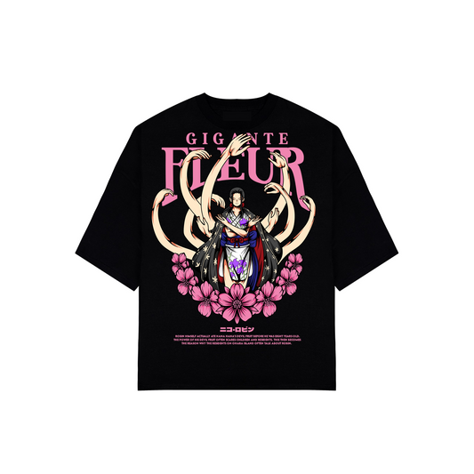 HUGGTALK - Black Unisex Oversized Tees #B8J1V