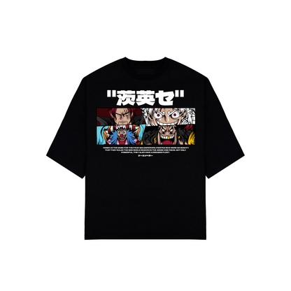 HUGGTALK - Black Unisex Oversized Tees #7A3K2