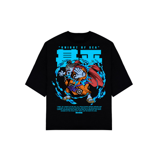 HUGGTALK - Black Unisex Oversized Tees #D5L0K